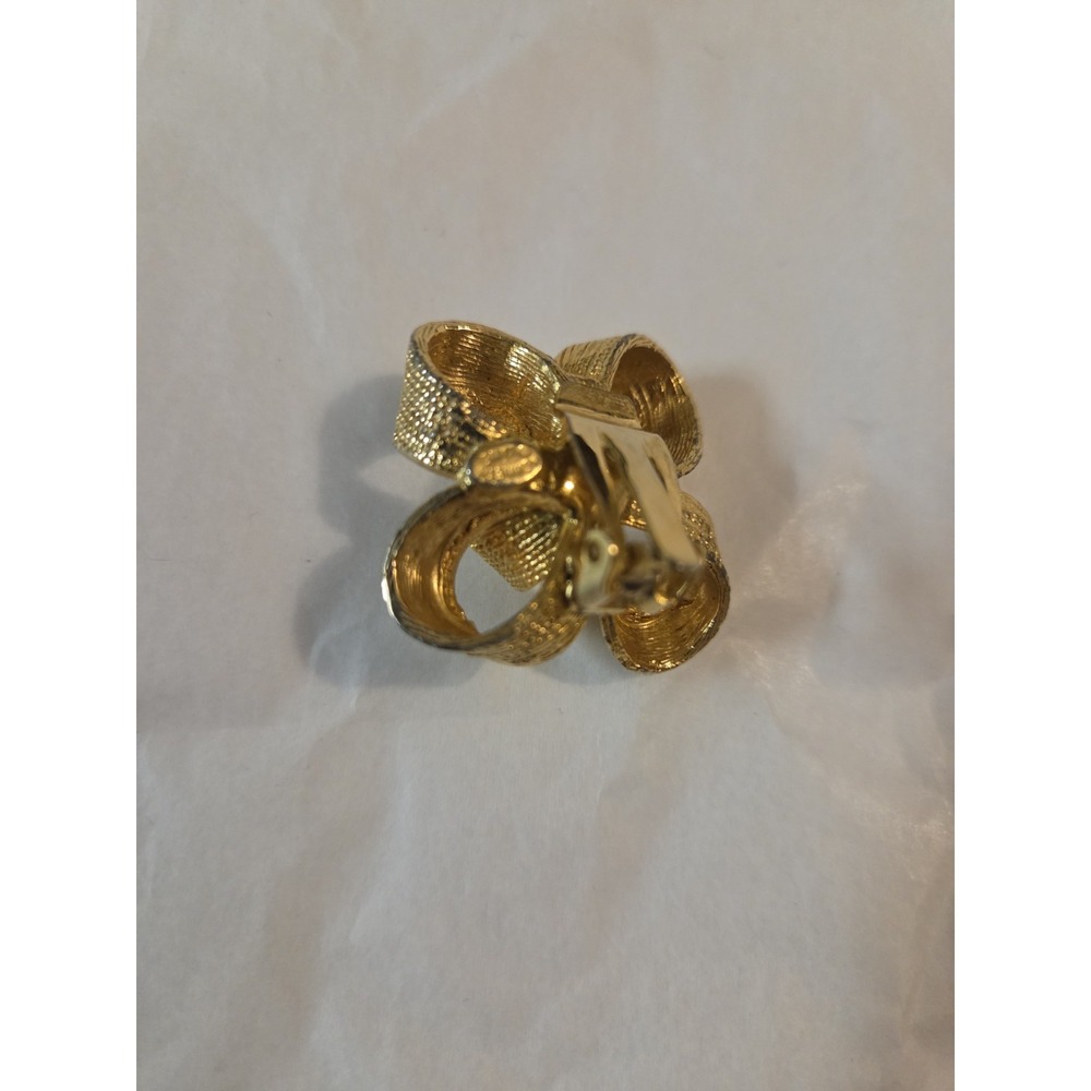 Vintage Kenneth Jay Lane Clip On Earrings - image 3